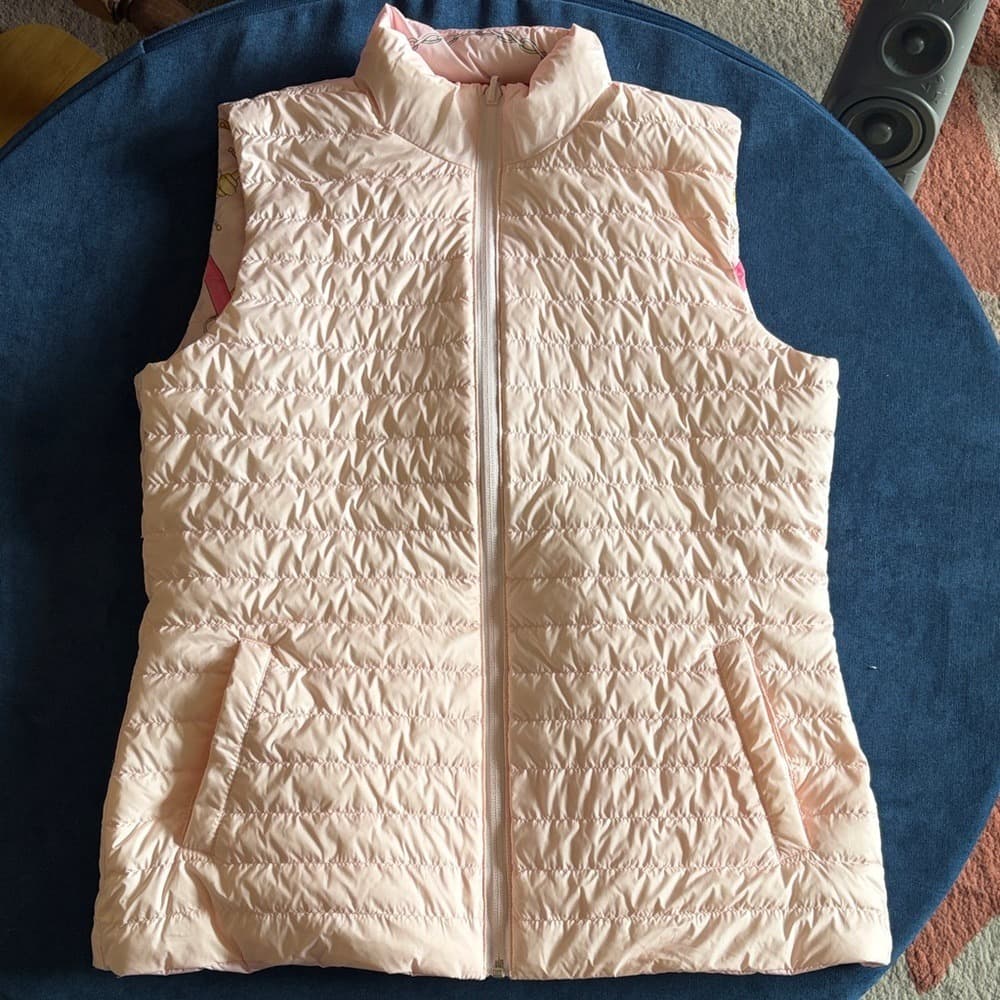 J. McLaughlin Tahoe Reversible Puffer Vest in Neo Gulltopp — photo 5