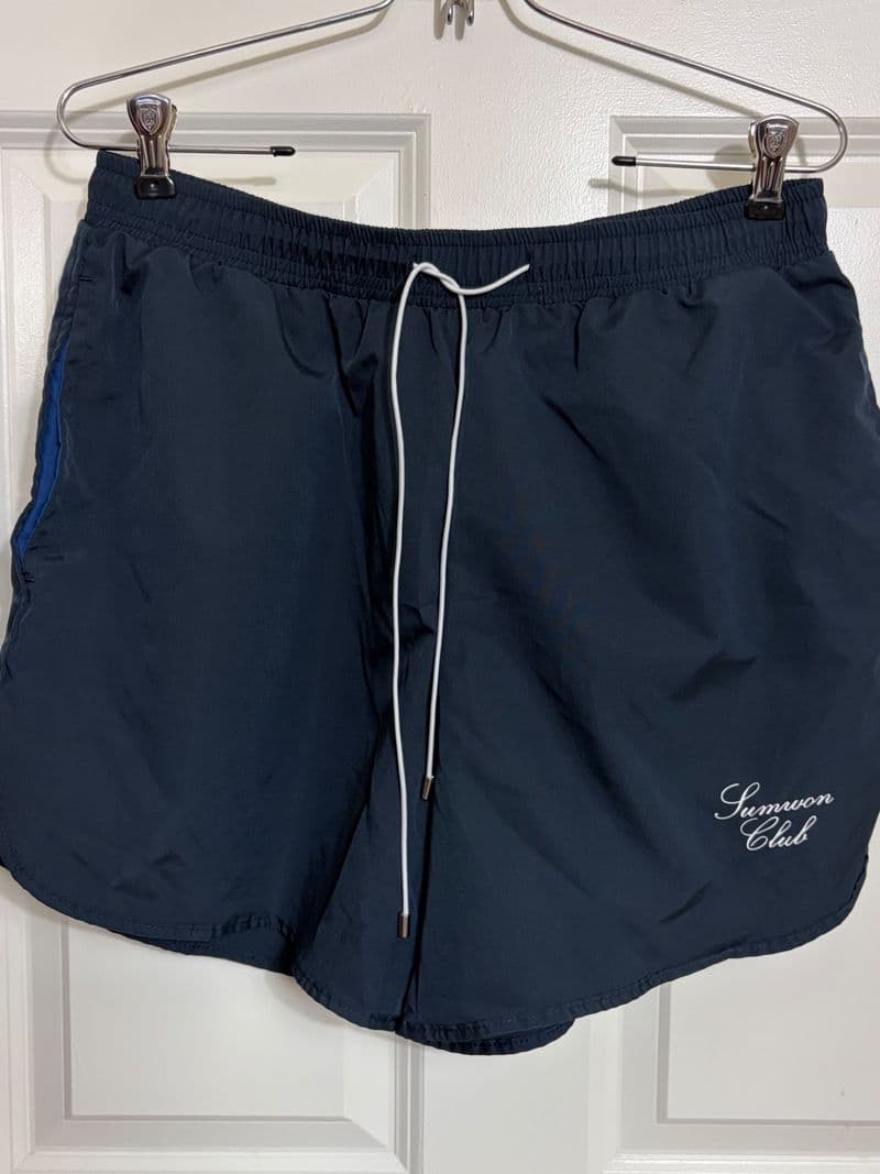 Sumwon Club Navy Blue Running Shorts Mens Size Medium NWT — photo 1