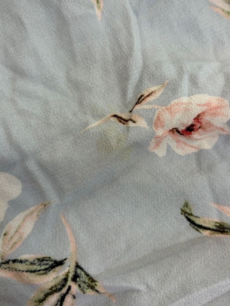 Kendall & Kylie Floral Off The Shoulder Romper Blue Pink XS — photo 1