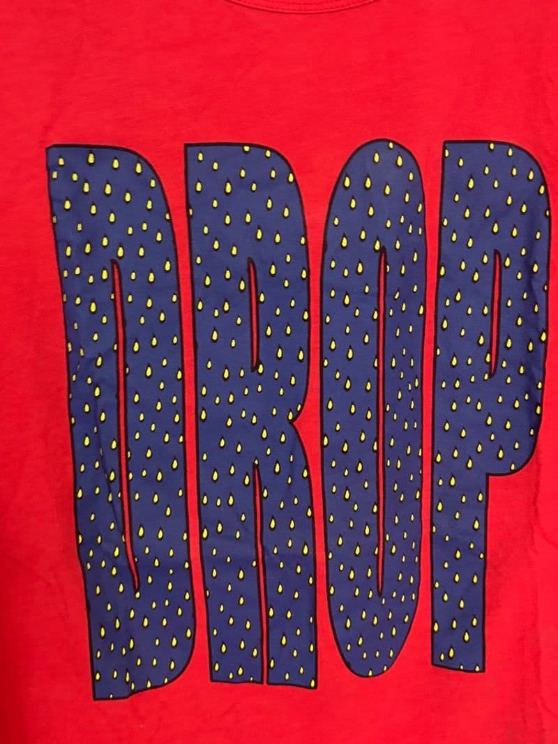 Kenzo Paris Red Cotton Drop Graphic T-Shirt Short Sleeve Portugal — photo 1