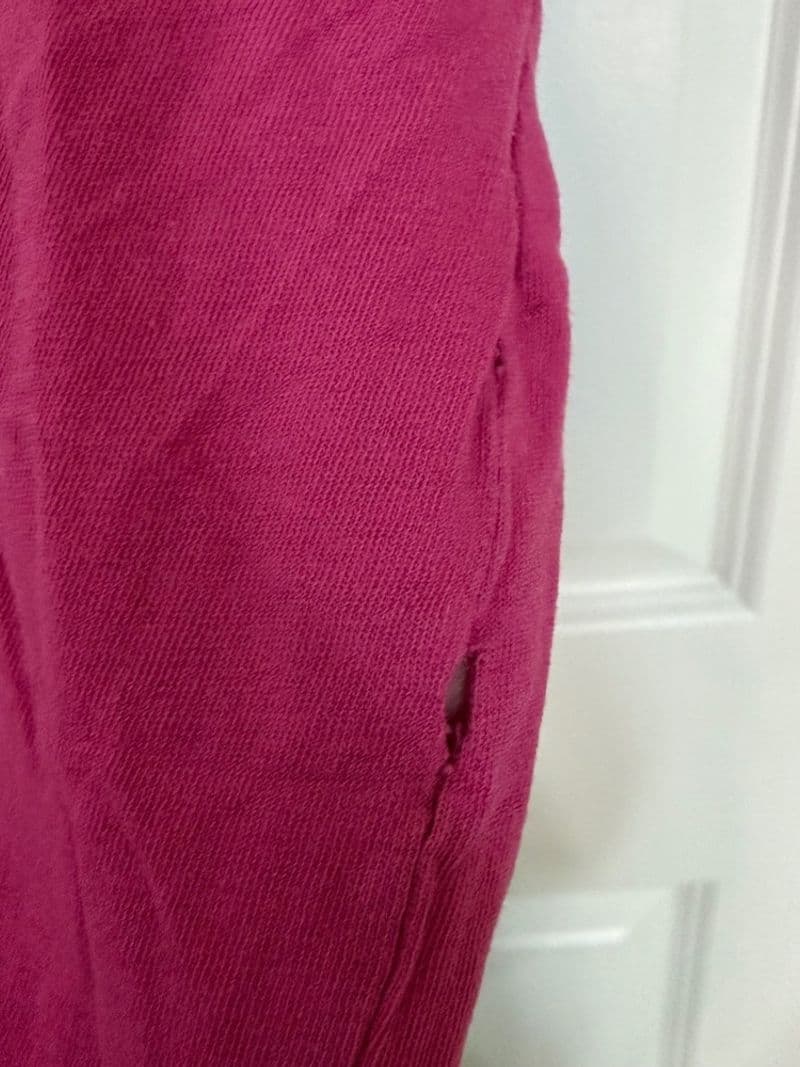 Gucci Pink Guccy Long Love Letter Graphic T-Shirt Magenta Medium Distressed — photo 1