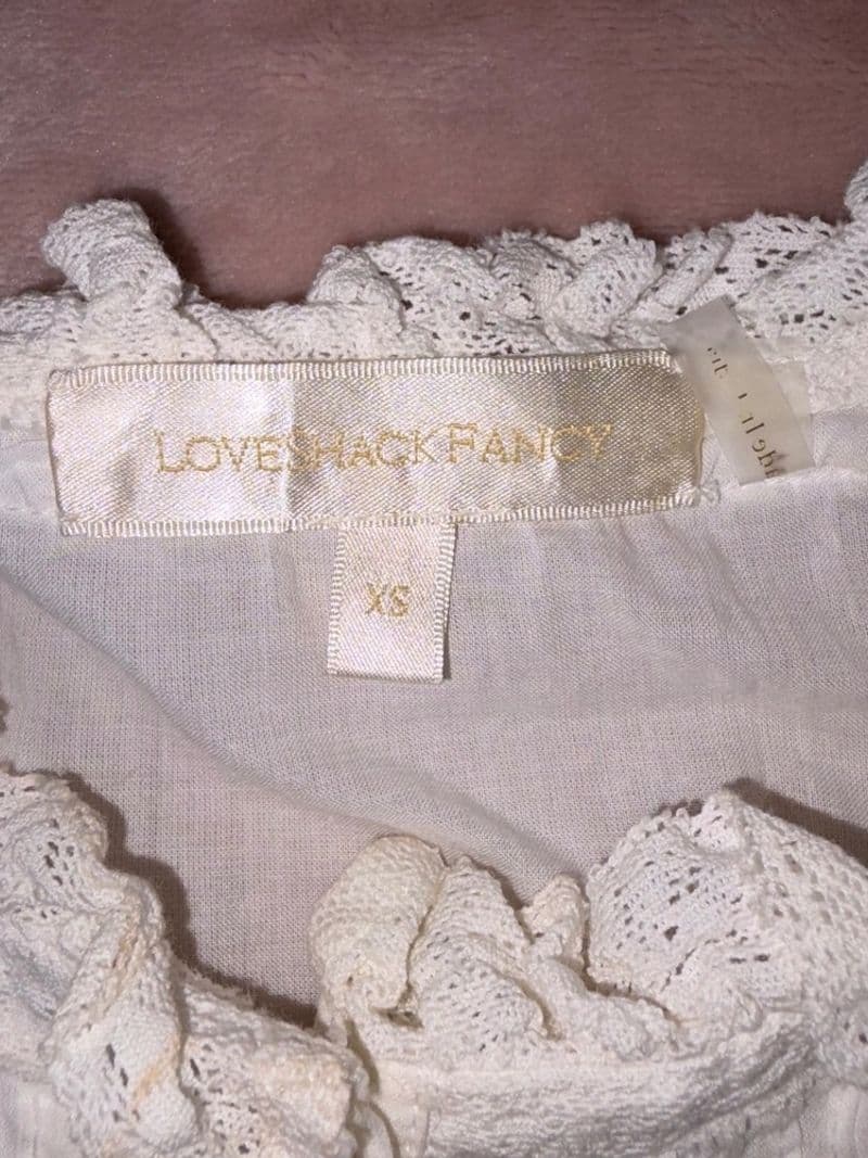 LoveShackFancy Nora Heritage Top XS — photo 1