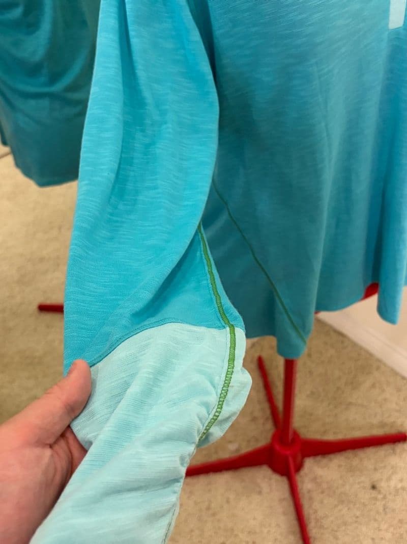 Gorpcore Eddie Bauer Womens Travex Outfitter LS Tee Vivid Blue XL New — photo 1