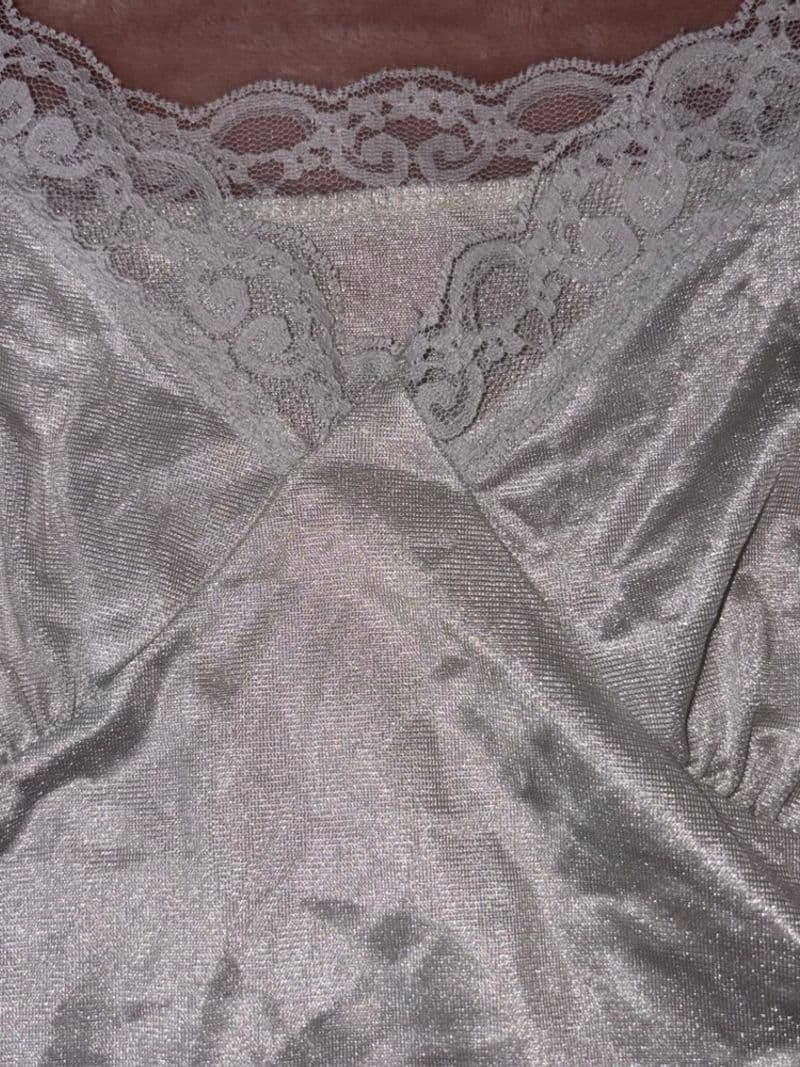 Vintage Deena Made in USA Lace Trim Camisole Size 36 Lingerie 60s 70s 80s — photo 1