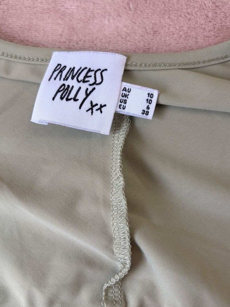 Fairy Princess Polly Sage Green Bolero and Tube Top Two Piece Set Size 6 — photo 1