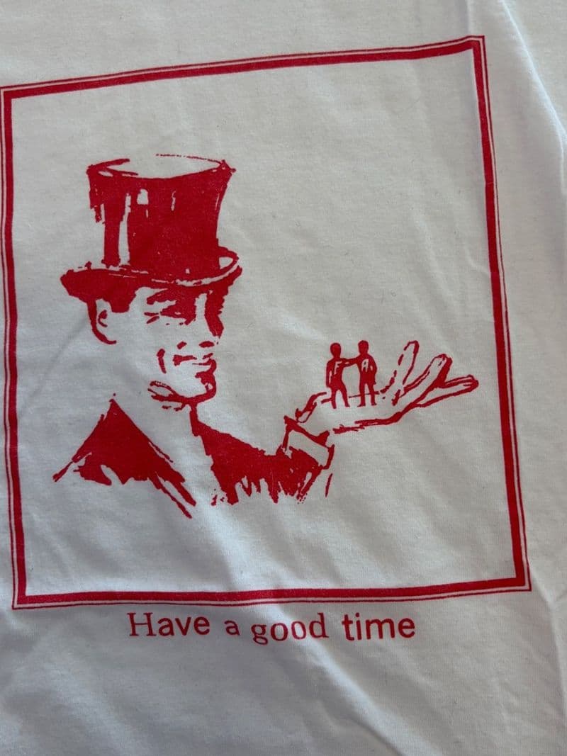 Fucking Awesome Have A Good Time Graphic Tee White Red Large Skate T-Shirt — photo 1